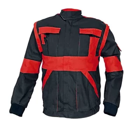 MAX kabát 46 fekete/piros